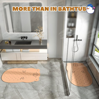 Kids Bathtub Mat Non Slip, Soft Rubber Shower Mat for Toddler