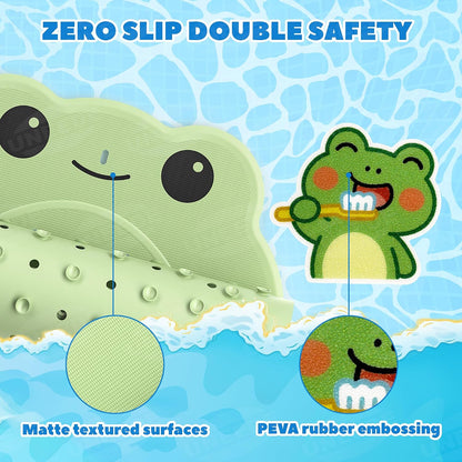 Kids Bathtub Mat Non Slip, Soft Rubber Shower Mat for Toddler