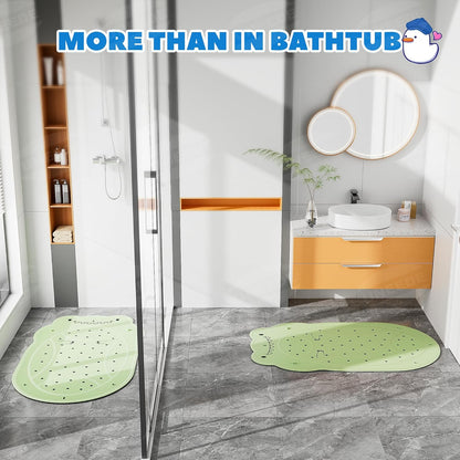 Kids Bathtub Mat Non Slip, Soft Rubber Shower Mat for Toddler
