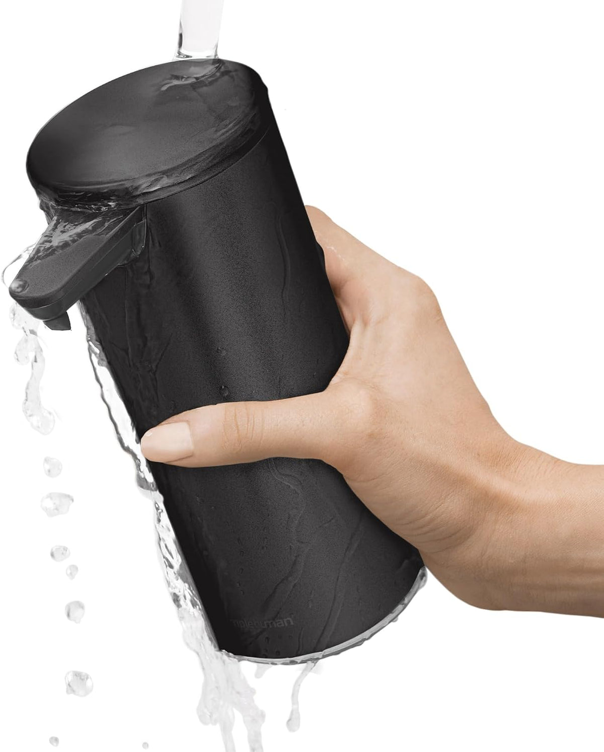 9 oz. Touch-Free Rechargeable Sensor Liquid Soap Pump Dispenser, Matte Black