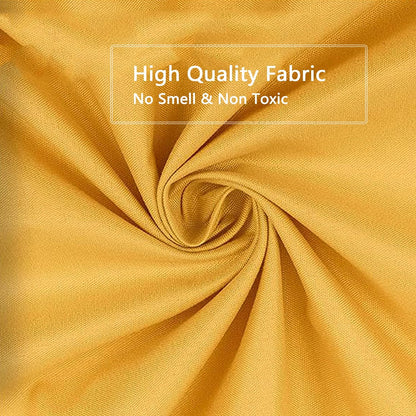 Fabric Shower Curtain Liner, Waterproof Hotel Quality, Bathroom Curtains Rust Resistant Grommets, 72 x 72 Machine Washable (Black) - Colors A