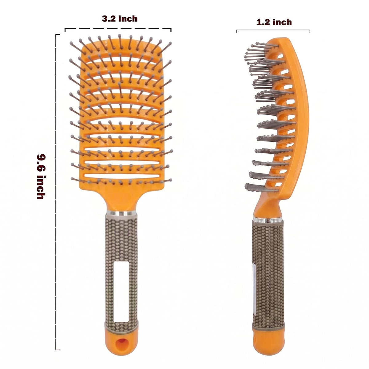 Curved Vented Hair Brush,Detangler Brush Faster Blow Drying for Women, Men