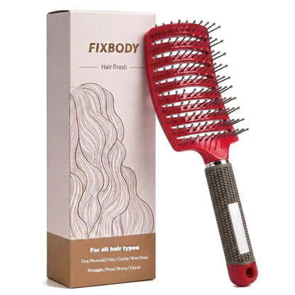 Curved Vented Hair Brush,Detangler Brush Faster Blow Drying for Women, Men