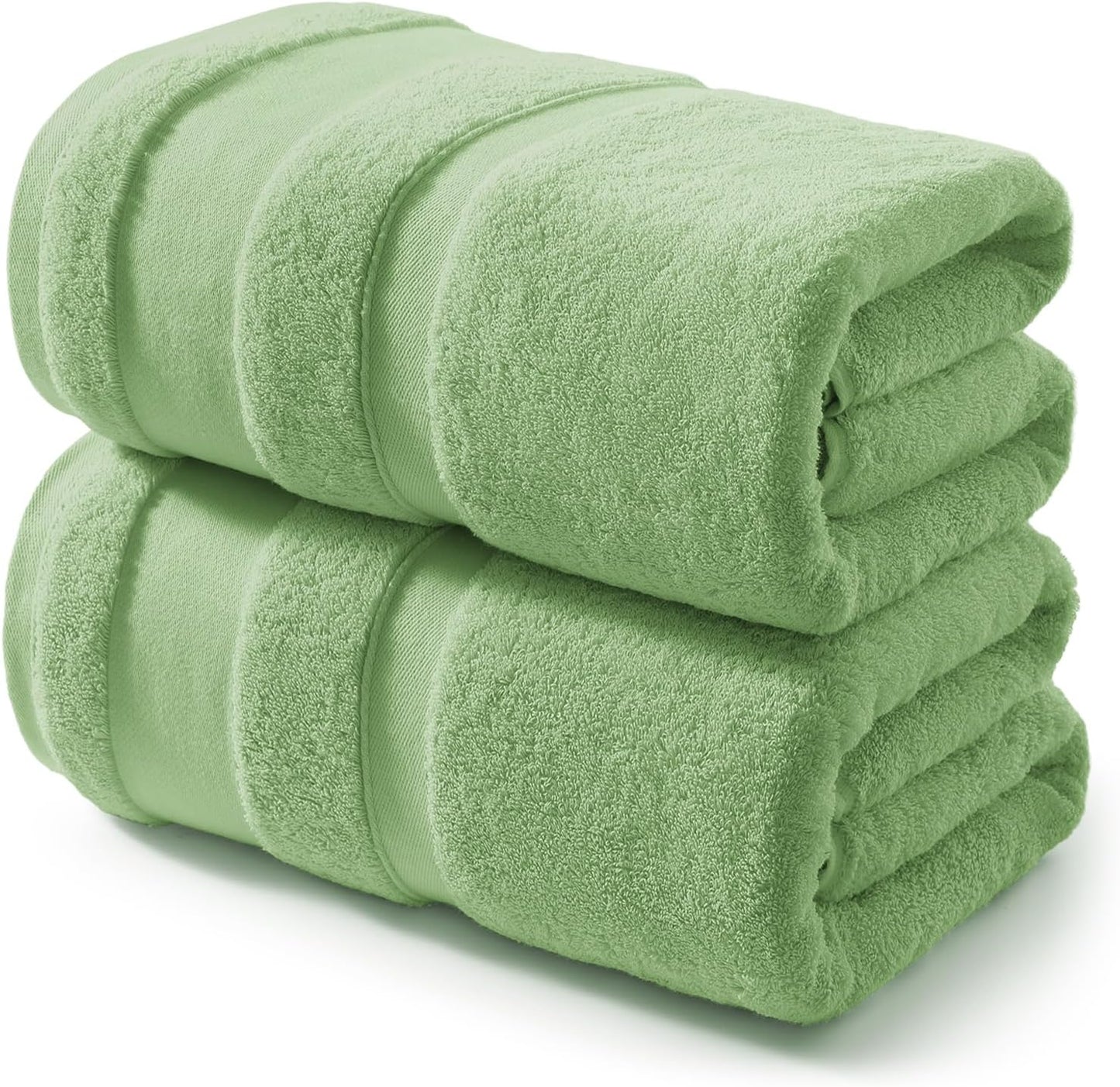 REDKISS 100% Cotton Bath Towels Set of 4, Extra Large Bath Sheets 27 X 59 Inches, 600 GSM, Quick Dry, Ultra Soft & Super Absorbent Bathroom Towel Sets for Bathroom, Gym, Spa, Pool & Hotel, Dark Grey