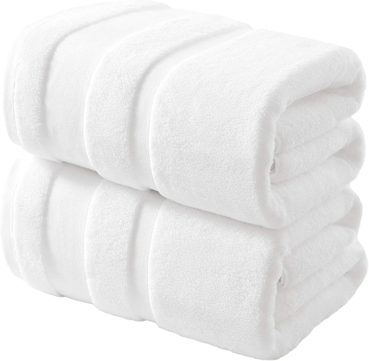 REDKISS 100% Cotton Bath Towels Set of 4, Extra Large Bath Sheets 27 X 59 Inches, 600 GSM, Quick Dry, Ultra Soft & Super Absorbent Bathroom Towel Sets for Bathroom, Gym, Spa, Pool & Hotel, Dark Grey