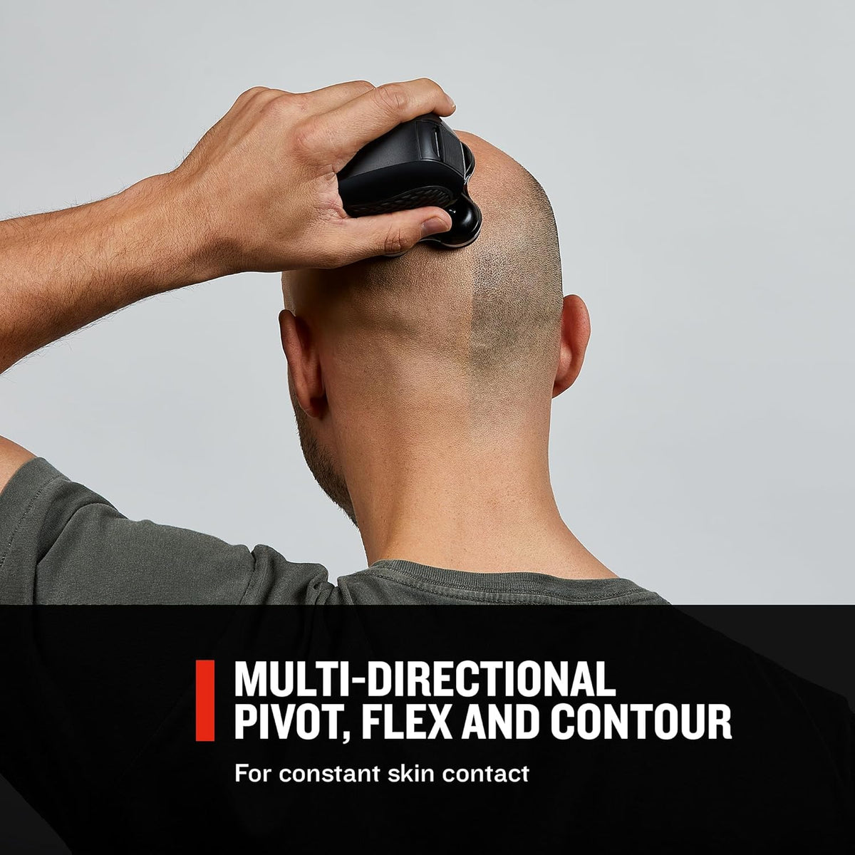 Balder Pro XR7000 Head Shaver for Men, Rotary Wet & Dry Razor | 5 Dual Track Rotary Blades, Hair Capture Chamber, Lithium Rechargeable, Waterproof, Pop-Up Trimmer for Detailing
