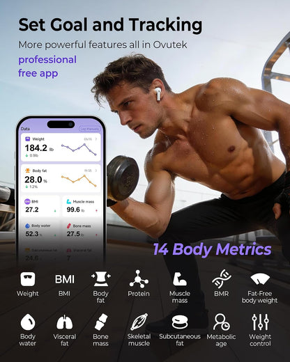 Smart Scale for Body Weight with BMI, Muscle Mass, FSA Eligible HSA