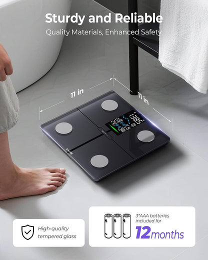 Smart Scale for Body Weight with BMI, Muscle Mass, FSA Eligible HSA