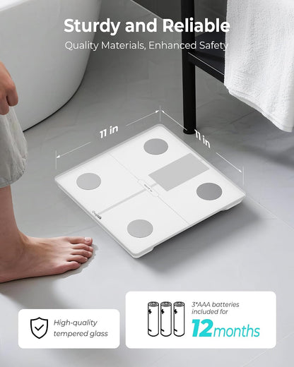Smart Scale for Body Weight with BMI, Muscle Mass, FSA Eligible HSA