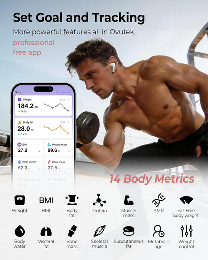 Smart Scale for Body Weight with BMI, Muscle Mass, FSA Eligible HSA