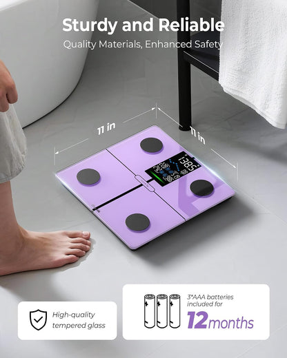Smart Scale for Body Weight with BMI, Muscle Mass, FSA Eligible HSA