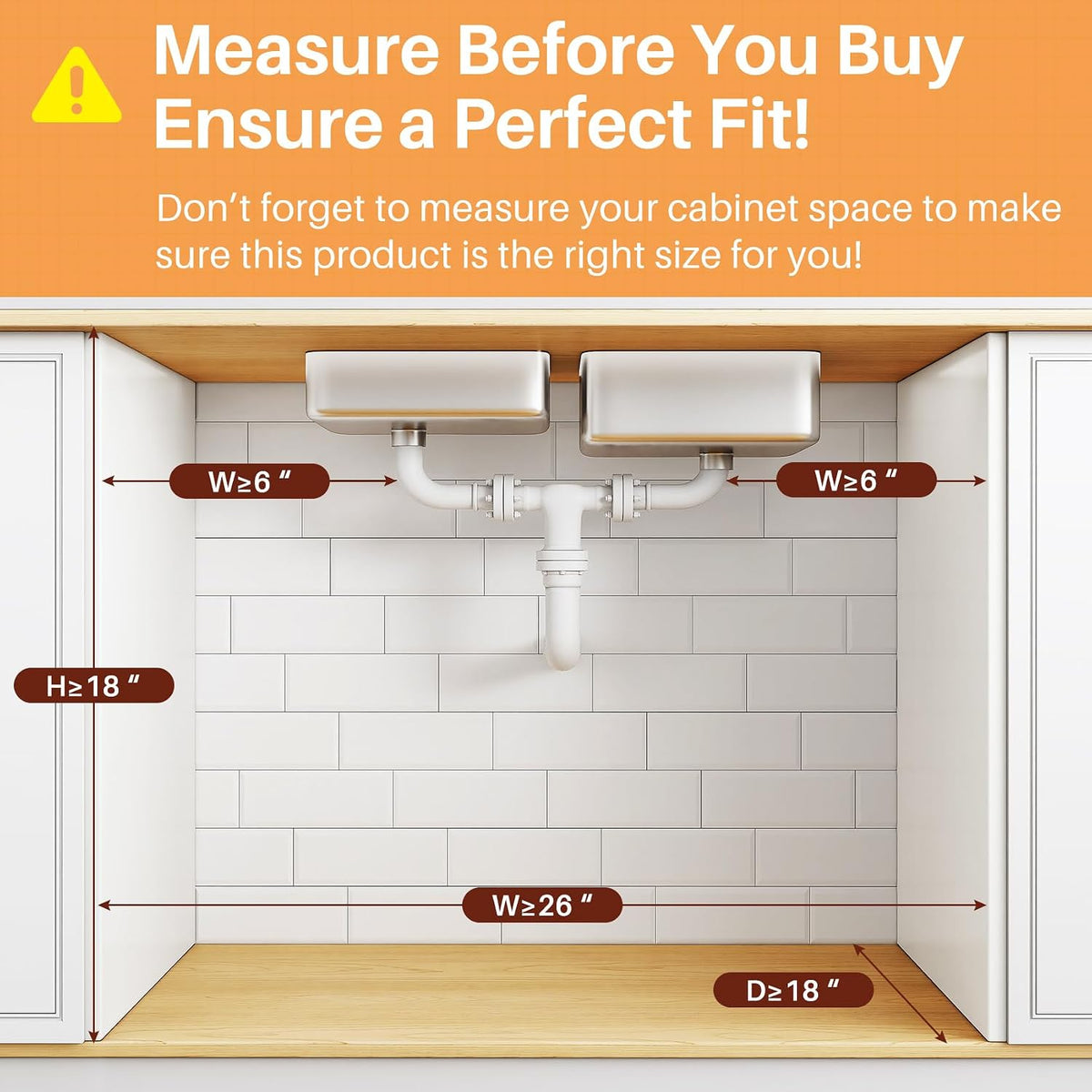 Under Sink Organizer, 3-Tier Height Adjustable Thickened Metal Pull out Cabinet Organizer Shelf, Slide out Storage Drawer Rack for Bathroom Kitchen Pantry Home Organization, White