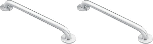 Home Care Bathroom Safety 24 Inch Stainless Steel Handicap Grab Bar for Bathtub and Shower, Heavy Duty Handle, Elderly Assistance Product with Concealed Screws, 8724