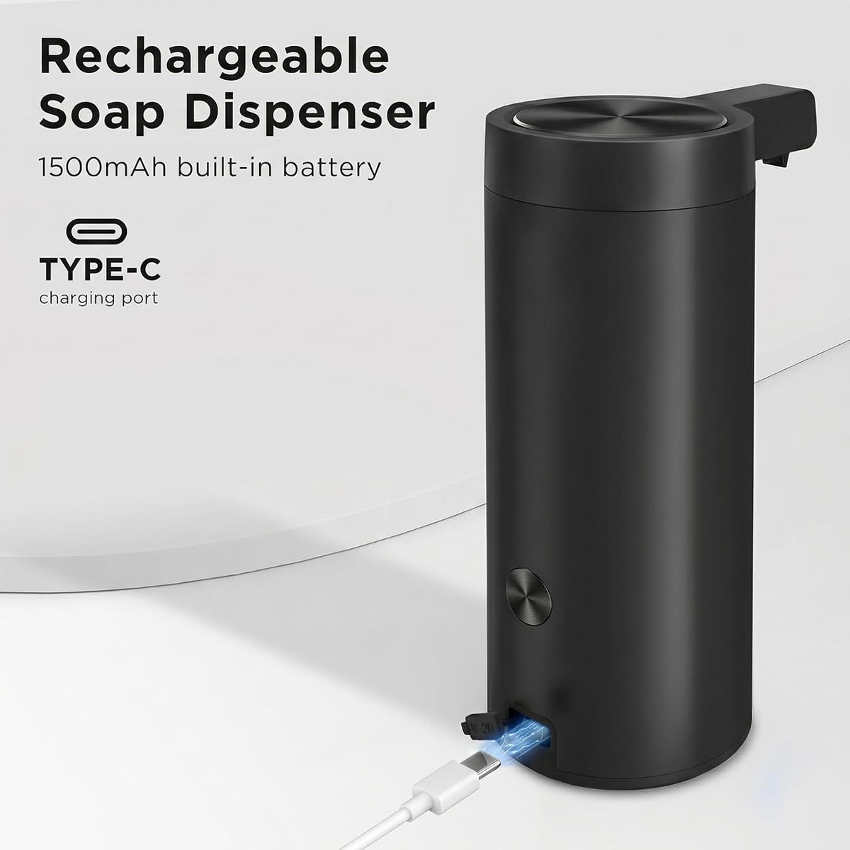 Automatic Soap Dispenser, Touchless, 9 oz, Stainless Steel