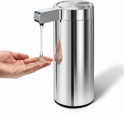 Automatic Soap Dispenser, Touchless, 9 oz, Stainless Steel