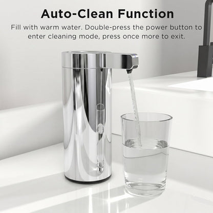 Automatic Soap Dispenser, Touchless, 9 oz, Stainless Steel