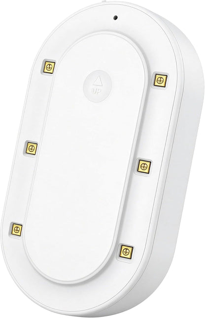 Automatic UV Toilet Freshener – Hands-Free Toilet Hygiene with Motion Sensor, 6 UV LEDs, Type-C Charging, 70-Day Battery, Fresh Bathroom (White)