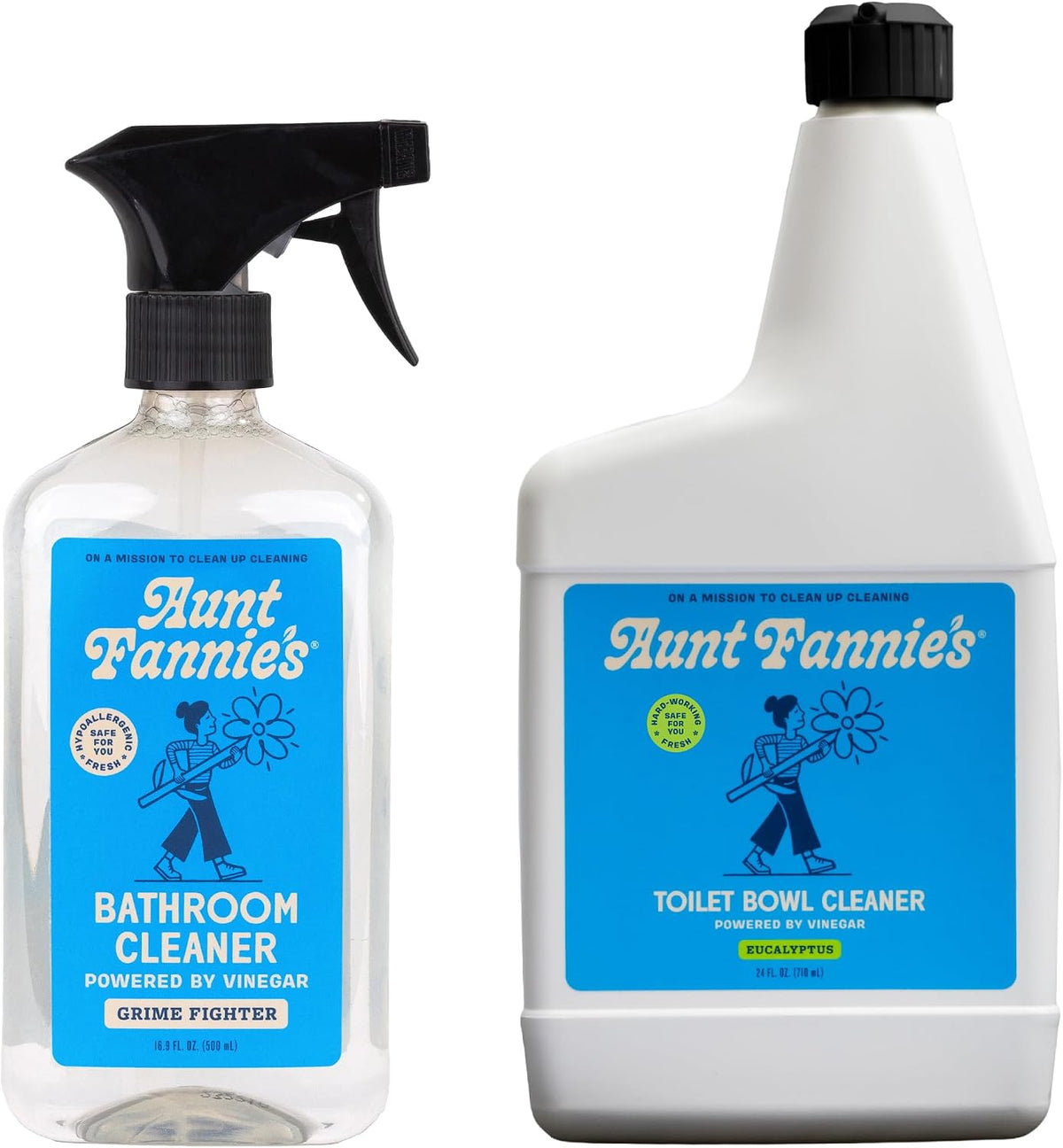 Bathroom Cleaning Bundle, Spray + Bowl Cleaner, 2 Pieces