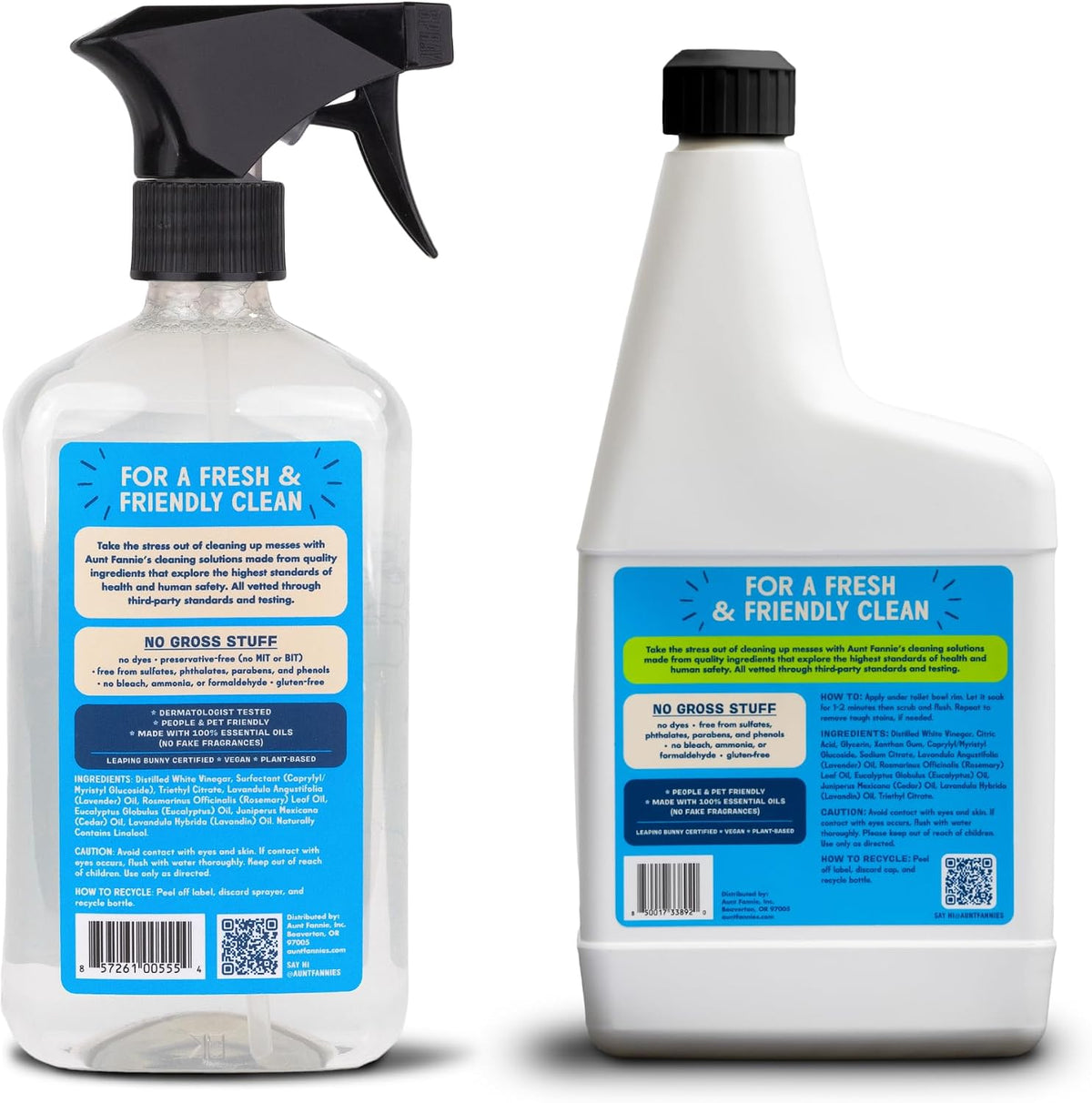 Bathroom Cleaning Bundle, Spray + Bowl Cleaner, 2 Pieces