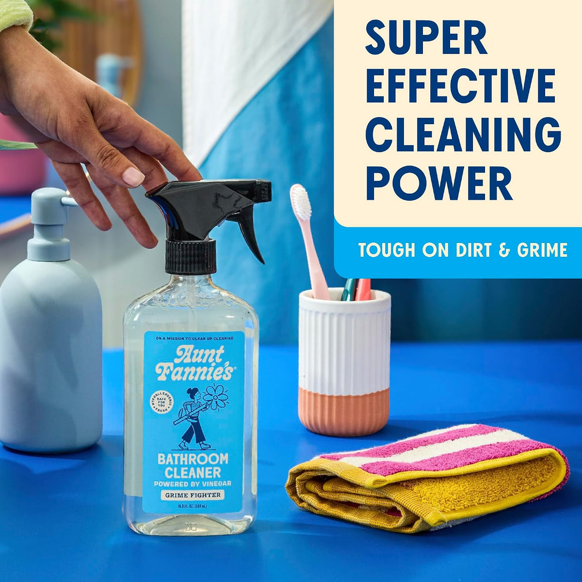 Bathroom Cleaning Bundle, Spray + Bowl Cleaner, 2 Pieces