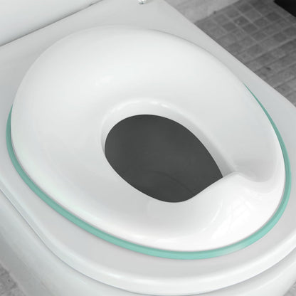 Potty Training Seat for Boys and Girls, Non-Slip Toilet Training Seat with Splash Guard and Storage Hook (Aqua)