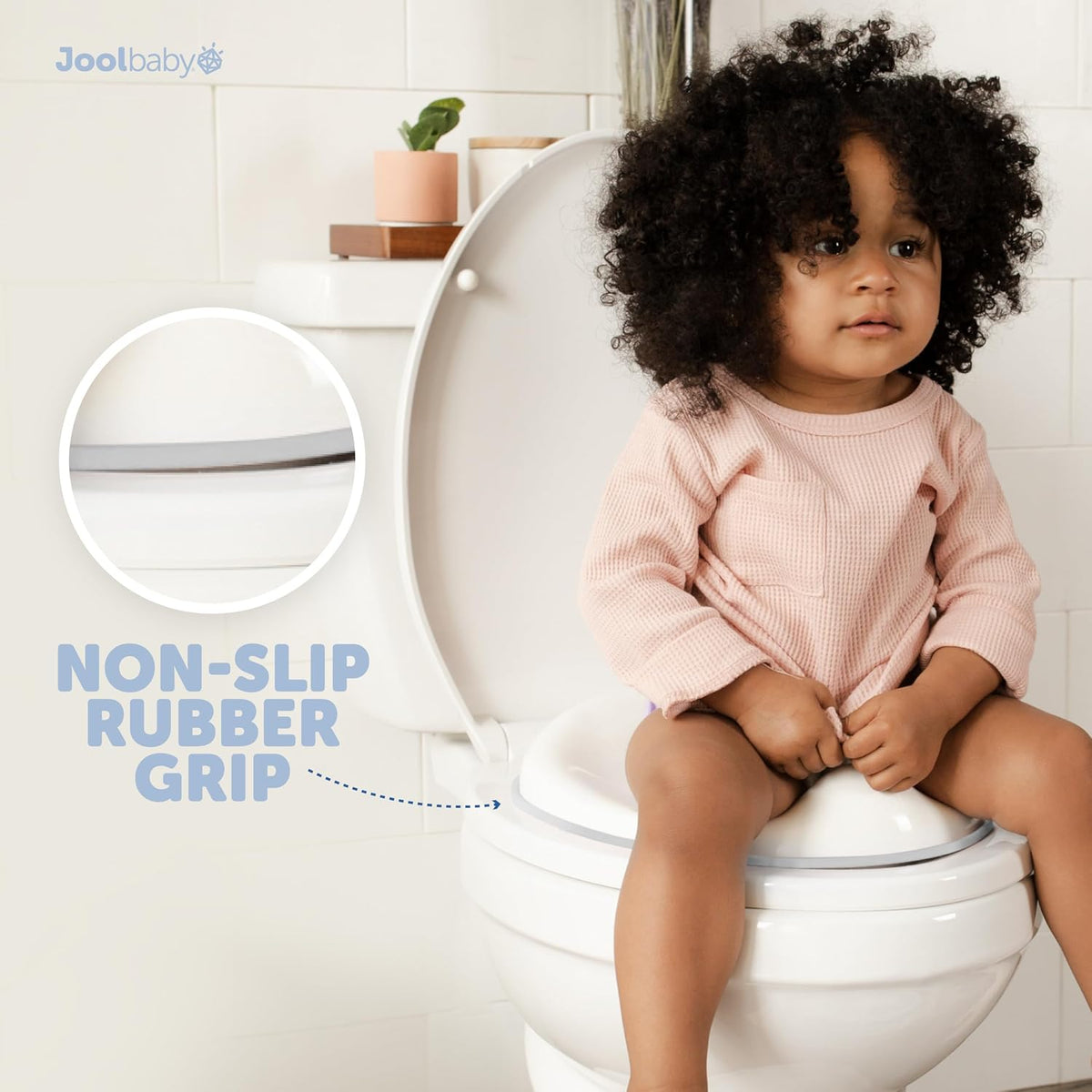 Potty Training Seat for Boys and Girls, Non-Slip Toilet Training Seat with Splash Guard and Storage Hook (Aqua)