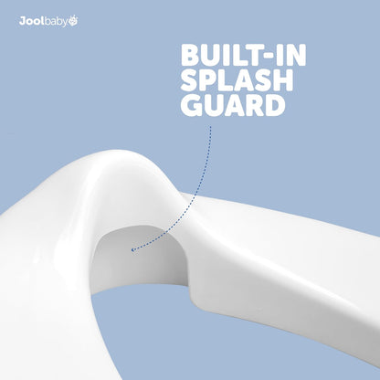 Potty Training Seat for Boys and Girls, Non-Slip Toilet Training Seat with Splash Guard and Storage Hook (Aqua)