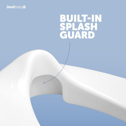 Potty Training Seat for Boys and Girls, Non-Slip Toilet Training Seat with Splash Guard and Storage Hook (Aqua)