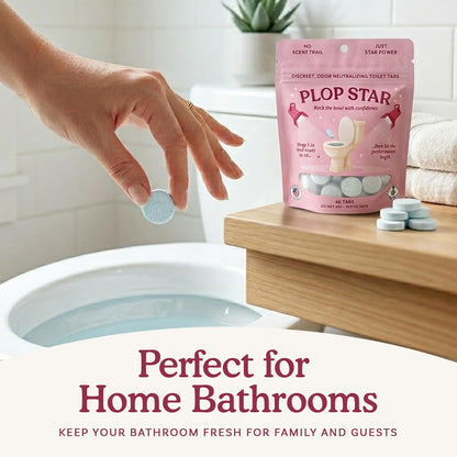 Toilet Tablets Odor Eliminator, Bathroom Toilet Deodorizer Drop Ins for Odor Control, Toilet Freshener Tablets for Smell Eliminator, Home Bathroom Deodorizer 40 Pack | As Seen on Shark Tank