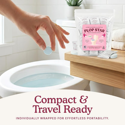 Toilet Tablets Odor Eliminator, Bathroom Toilet Deodorizer Drop Ins for Odor Control, Toilet Freshener Tablets for Smell Eliminator, Home Bathroom Deodorizer 40 Pack | As Seen on Shark Tank