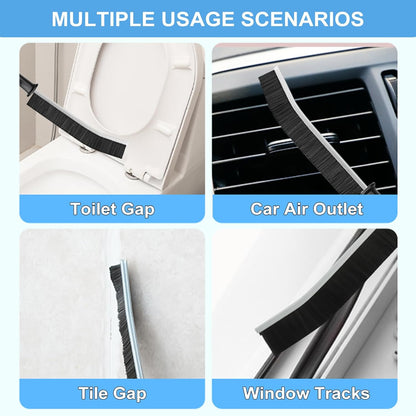 11Pcs Crevice Cleaning Brush Set, Hard Bristle Cleaning Supplies for Kitchen, Bathroom, Corner, Grout, Sink