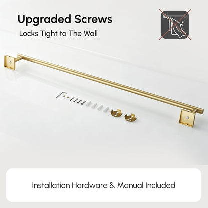 Brushed Nickel Hand Towel Bar, 9 Inch Towel Racks for Bathroom | Thicken 304 Stainless Steel Towel Holder with Square Base, Towel Rod Wall Mounted, Modern Home Decor (Total Length 11 Inch)