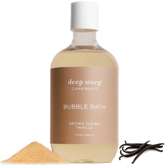 Lavender Chamomile Bubble Bath for Women, Hypoallergenic, Clinically Tested, Clean Formula for Sensitive Skin, Sulfate-Free, 17 fl oz Bottle, Essential Bath Accessories