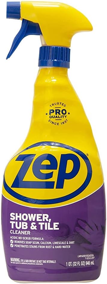 Shower Tub and Tile Cleaner - 32 oz (Pack of 1) - ZUSTT32PF
