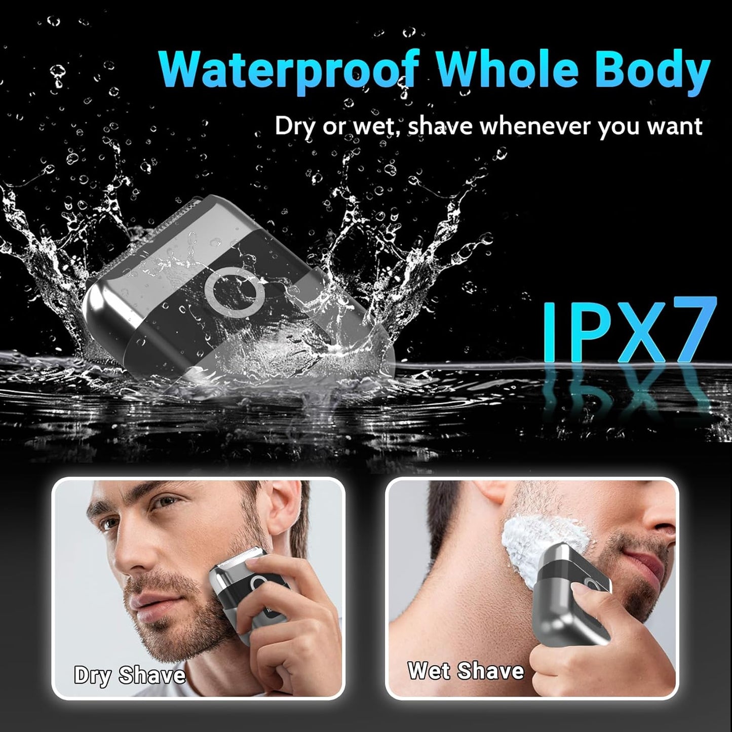 Foil Shavers for Men, Mini Electric Razor for Face