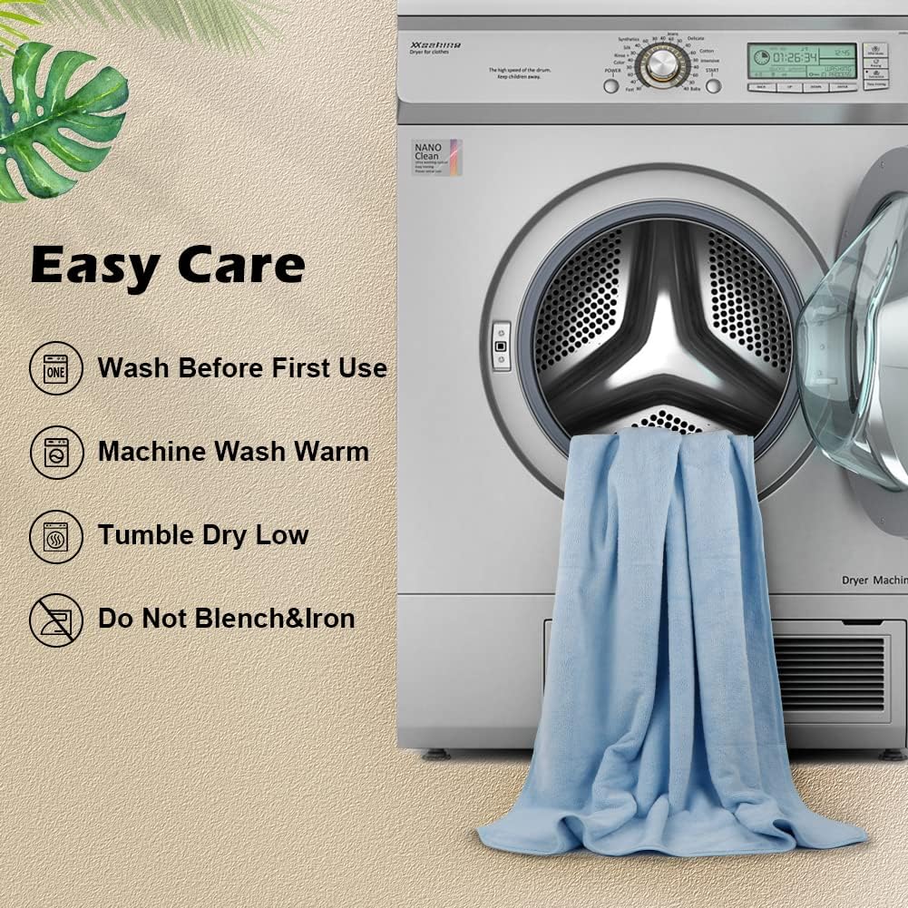 Orighty Bath Towels, Soft Feel Bath Towel, (27'' x 54'') | Highly Absorbent, Quick Drying Microfiber Towels for Body, Sport, Yoga, SPA, Fitness, Bathroom - Grey