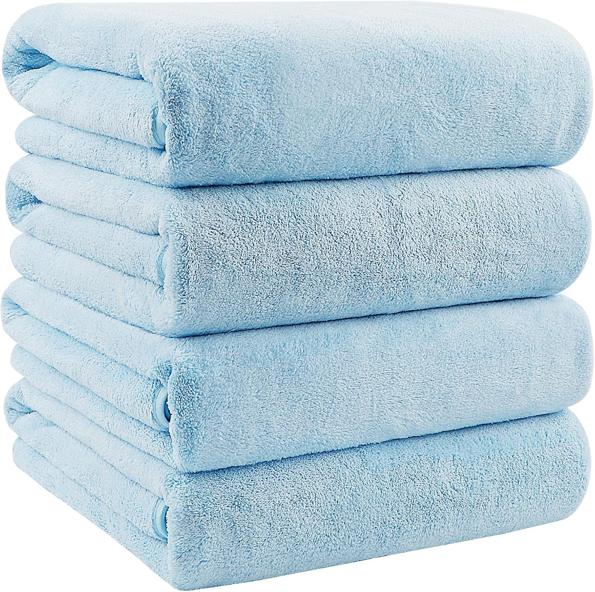 Orighty Bath Towels, Soft Feel Bath Towel, (27'' x 54'') | Highly Absorbent, Quick Drying Microfiber Towels for Body, Sport, Yoga, SPA, Fitness, Bathroom - Grey