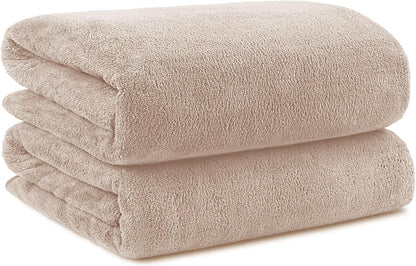 Orighty Bath Towels, Soft Feel Bath Towel, (27'' x 54'') | Highly Absorbent, Quick Drying Microfiber Towels for Body, Sport, Yoga, SPA, Fitness, Bathroom - Grey