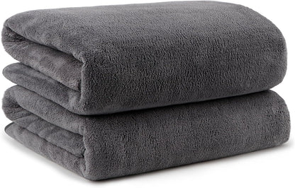 Orighty Bath Towels, Soft Feel Bath Towel, (27'' x 54'') | Highly Absorbent, Quick Drying Microfiber Towels for Body, Sport, Yoga, SPA, Fitness, Bathroom - Grey