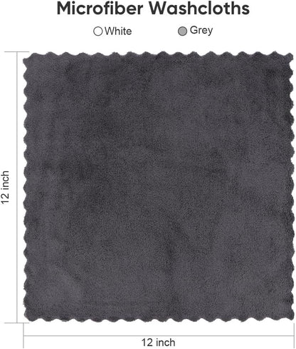 Orighty Bath Towels, Soft Feel Bath Towel, (27'' x 54'') | Highly Absorbent, Quick Drying Microfiber Towels for Body, Sport, Yoga, SPA, Fitness, Bathroom - Grey