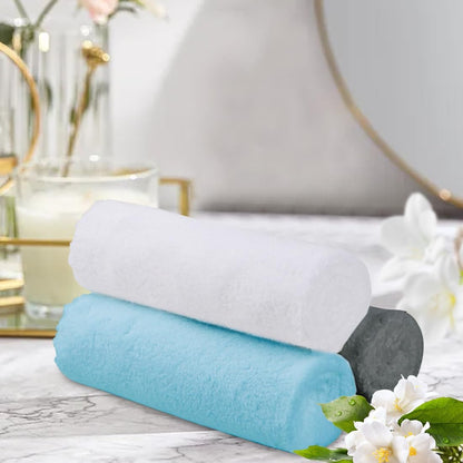 Orighty Bath Towels, Soft Feel Bath Towel, (27'' x 54'') | Highly Absorbent, Quick Drying Microfiber Towels for Body, Sport, Yoga, SPA, Fitness, Bathroom - Grey