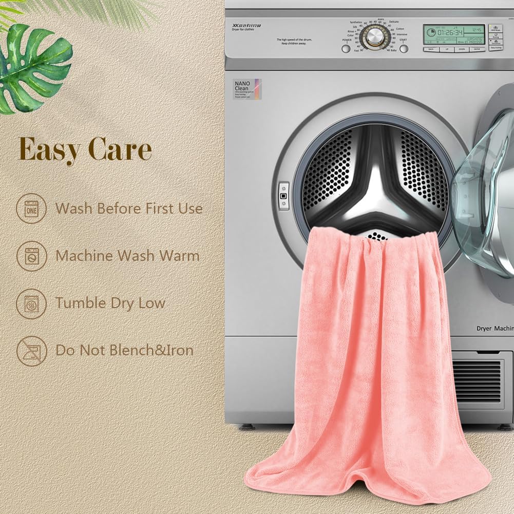 Orighty Bath Towels, Soft Feel Bath Towel, (27'' x 54'') | Highly Absorbent, Quick Drying Microfiber Towels for Body, Sport, Yoga, SPA, Fitness, Bathroom - Grey