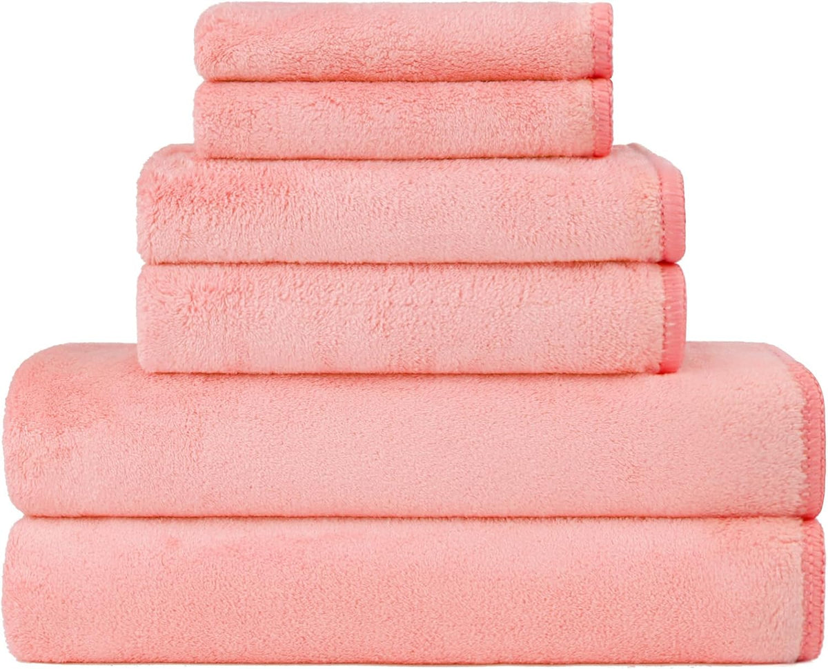 Orighty Bath Towels, Soft Feel Bath Towel, (27'' x 54'') | Highly Absorbent, Quick Drying Microfiber Towels for Body, Sport, Yoga, SPA, Fitness, Bathroom - Grey