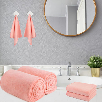 Orighty Bath Towels, Soft Feel Bath Towel, (27'' x 54'') | Highly Absorbent, Quick Drying Microfiber Towels for Body, Sport, Yoga, SPA, Fitness, Bathroom - Grey