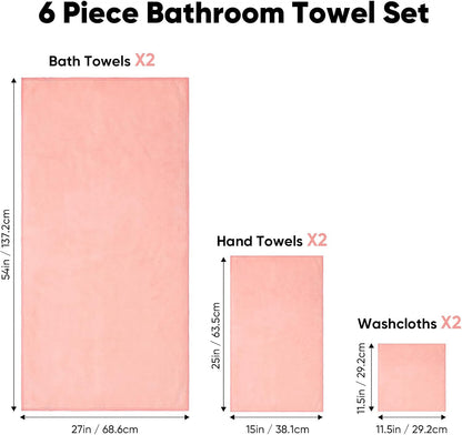 Orighty Bath Towels, Soft Feel Bath Towel, (27'' x 54'') | Highly Absorbent, Quick Drying Microfiber Towels for Body, Sport, Yoga, SPA, Fitness, Bathroom - Grey