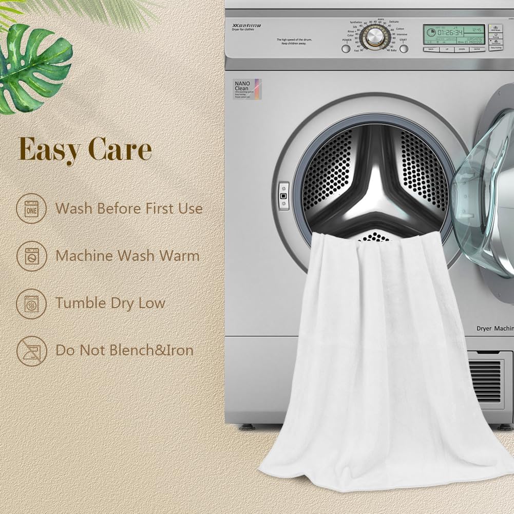 Orighty Bath Towels, Soft Feel Bath Towel, (27'' x 54'') | Highly Absorbent, Quick Drying Microfiber Towels for Body, Sport, Yoga, SPA, Fitness, Bathroom - Grey