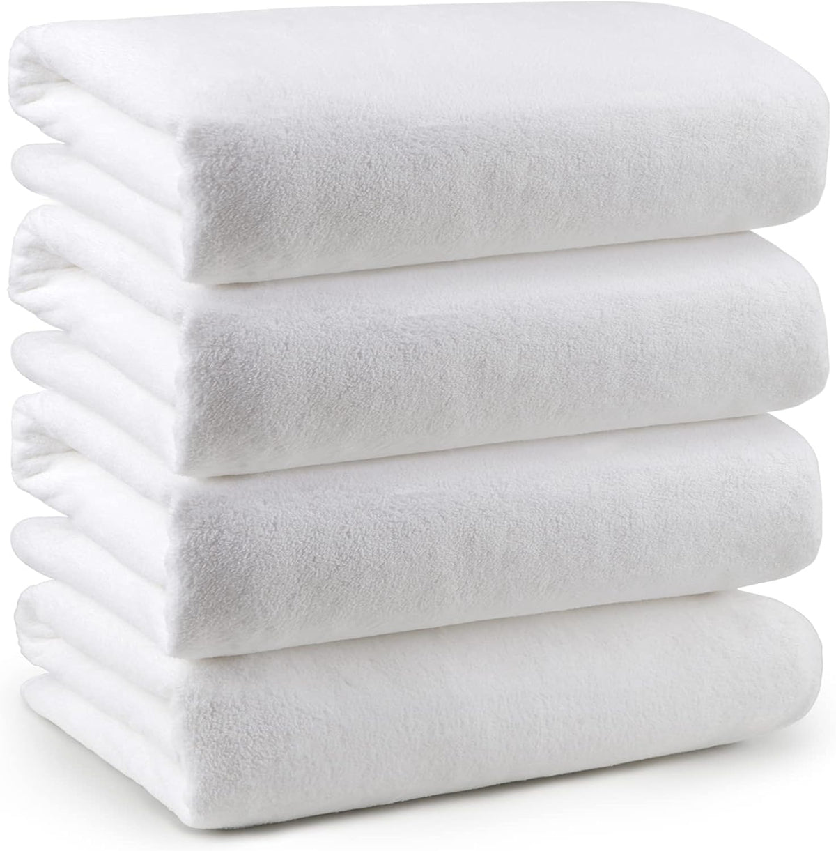 Orighty Bath Towels, Soft Feel Bath Towel, (27'' x 54'') | Highly Absorbent, Quick Drying Microfiber Towels for Body, Sport, Yoga, SPA, Fitness, Bathroom - Grey