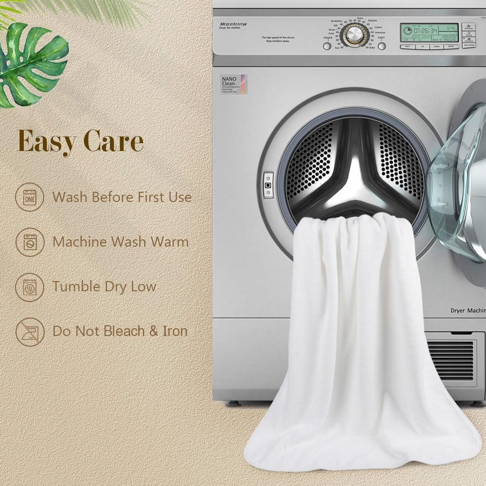 Orighty Bath Towels, Soft Feel Bath Towel, (27'' x 54'') | Highly Absorbent, Quick Drying Microfiber Towels for Body, Sport, Yoga, SPA, Fitness, Bathroom - Grey