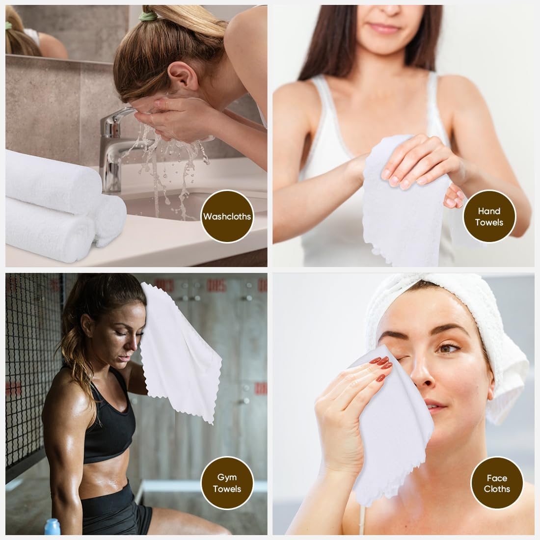 Orighty Bath Towels, Soft Feel Bath Towel, (27'' x 54'') | Highly Absorbent, Quick Drying Microfiber Towels for Body, Sport, Yoga, SPA, Fitness, Bathroom - Grey