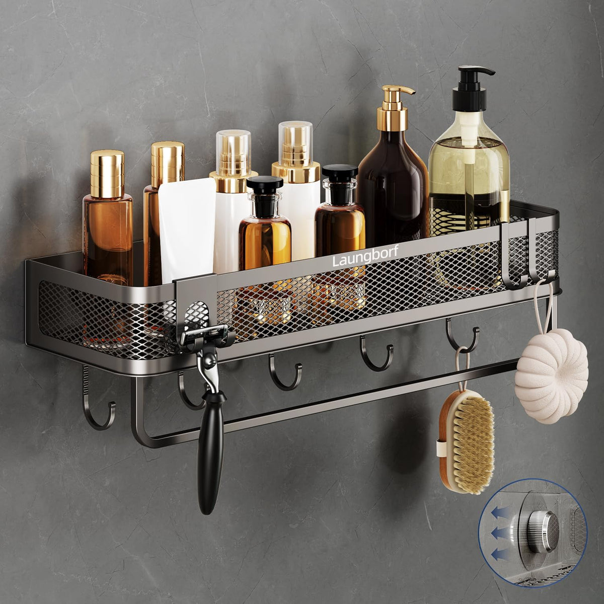 Corner Shower Caddy, Triangle Corner